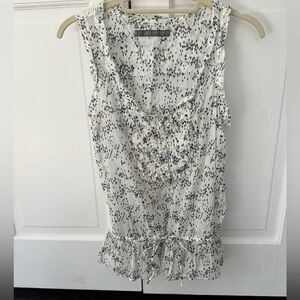 Zara leaf blouse